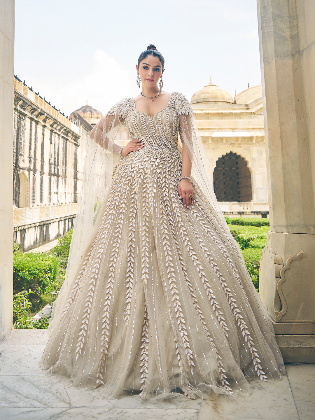 Off-White Bridal Gown