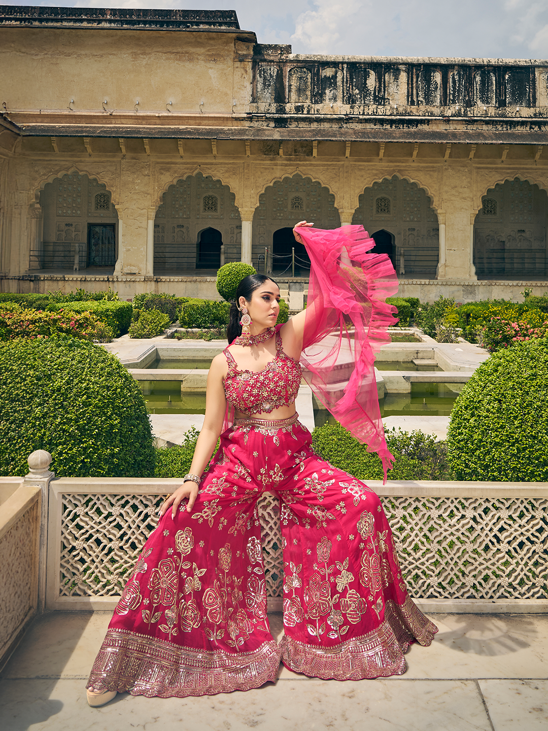 Pink Indo-Fusion Set