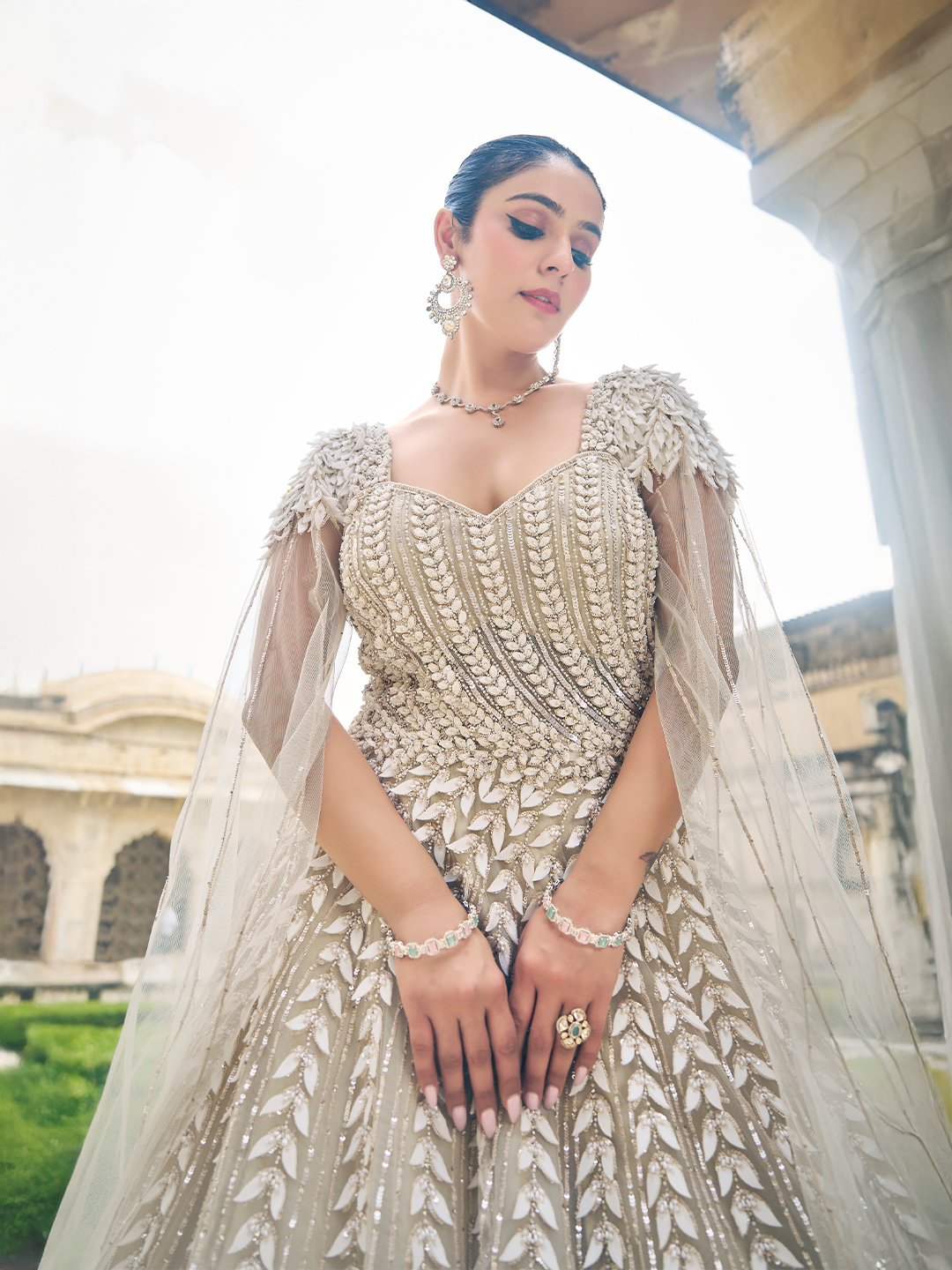 Off-White Bridal Gown